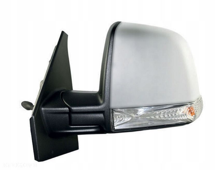 lusterko fiat doblo 10-14 kombi lewe migacz do malowania mechaniczne - 1