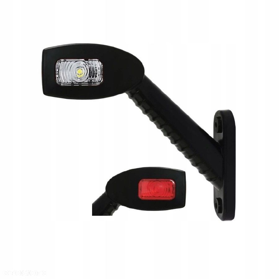 lampa obrysowa kmr8 led 178 mm 12/24v prawa uniwersalna - 2