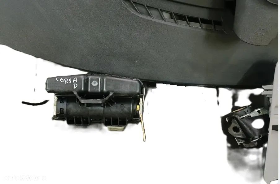 OPEL CORSA D 06-11 r. deska rozdzielcza + pasy lewy i prawy przód + AIRBAG + - 5