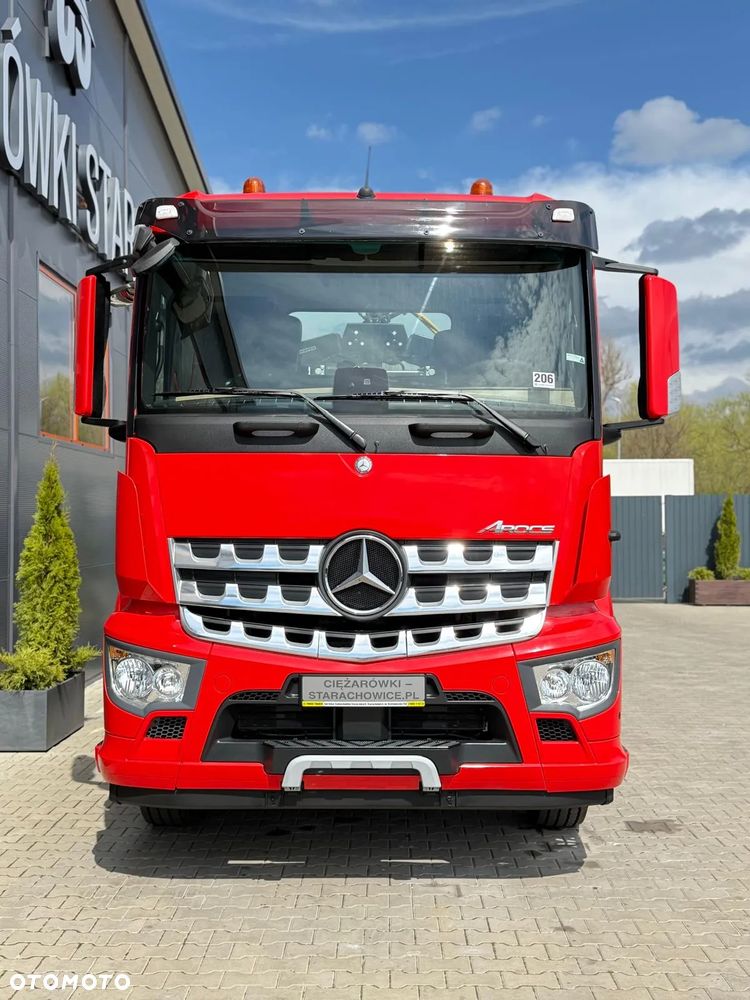Mercedes-Benz Mercedes Arocs Actros 2532 / E6 / 6x2 / skrzynia + żuraw Palfinger / budowlanka HDS kran crane dzwig - 25