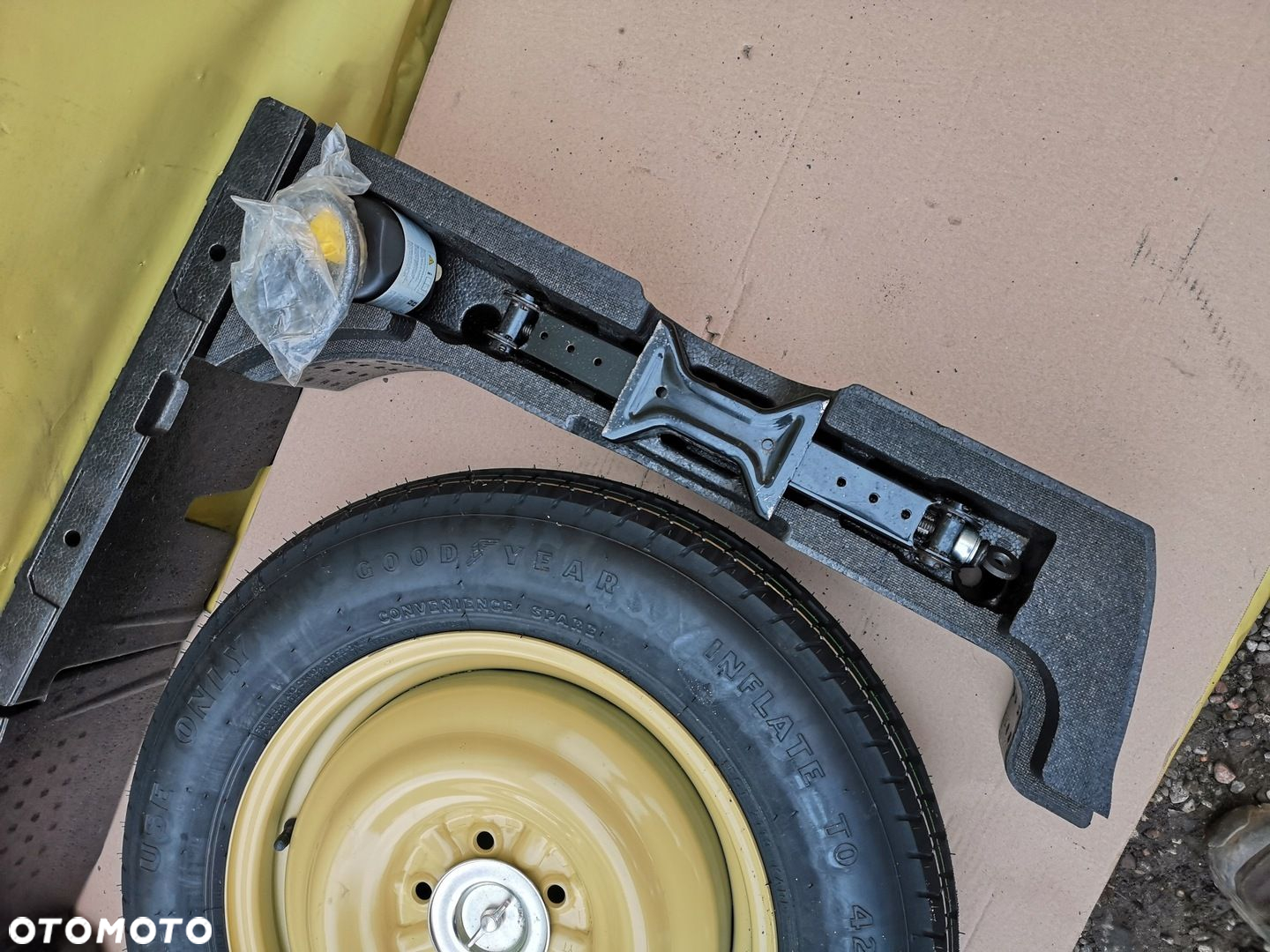 MITSUBISHI ASX KOŁO DOJAZDOWE STYROPIAN WKŁAD LEWAREK KOMPLET 5X114.3 NOWE - 2