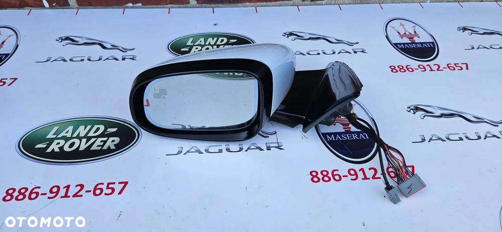 Jaguar XJ 351 LIFT 2015- Kompletne lusterko lewe Kierowcy USA KOLOR NAK 18 kabli KAMERA - 4