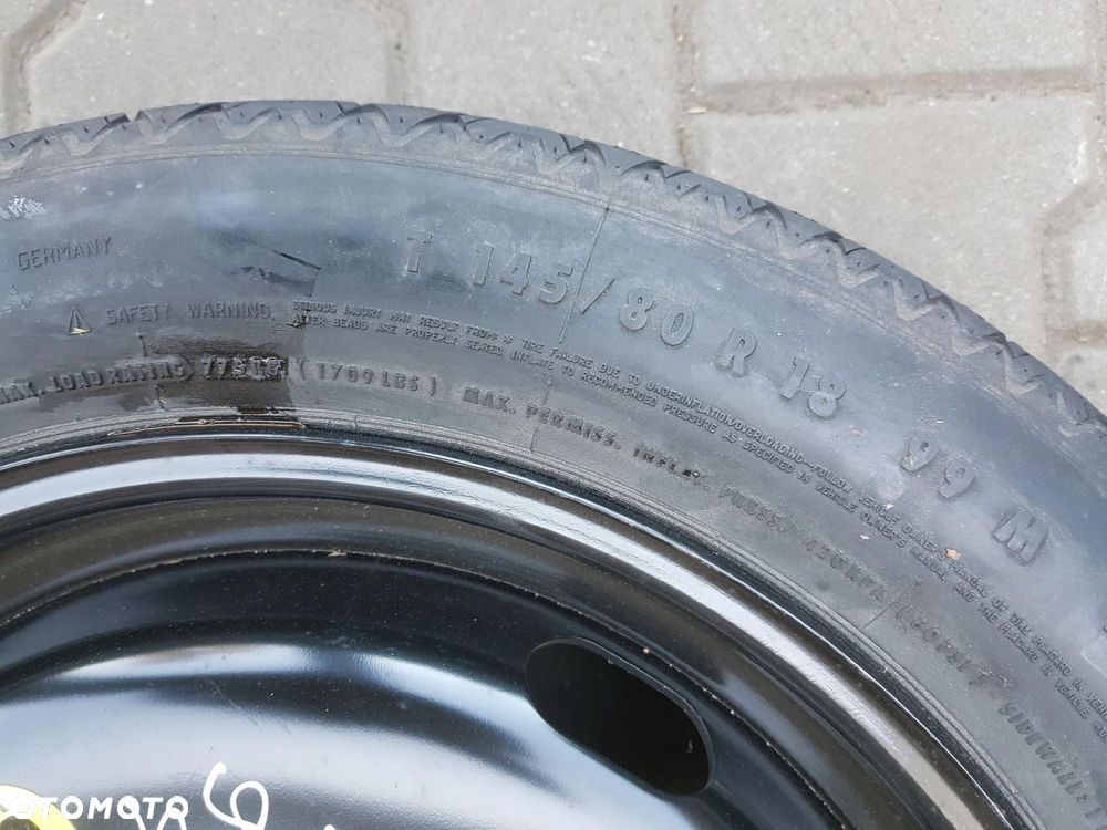 VW TIGUAN I 5N 06-15r KOŁO DOJAZDOWE 18 5X112 5N0601027A - 4