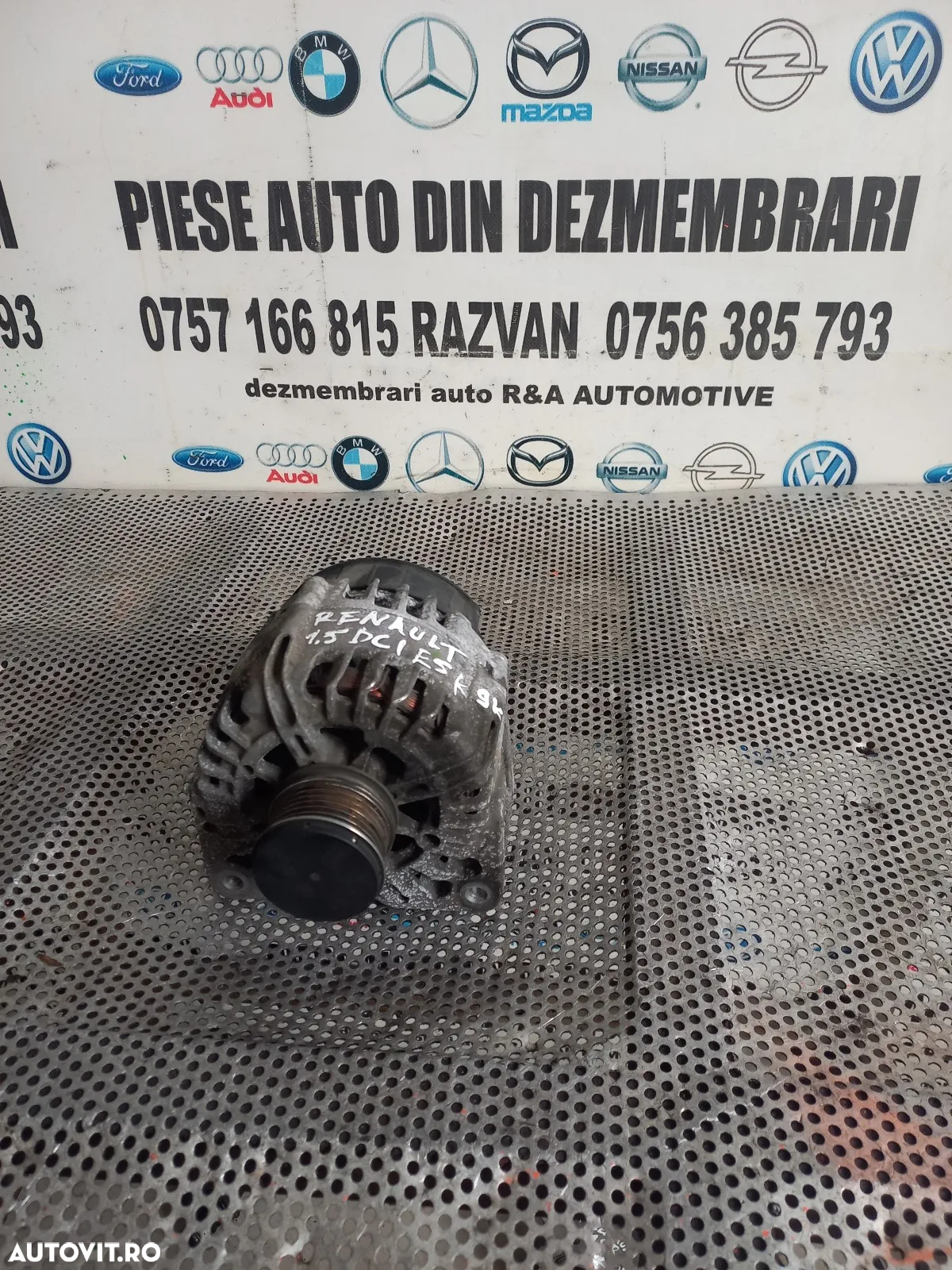 Alternator Dacia Renault Nissan 1.5 Dci Euro 5 Motor K9K Duster Dokker Stepway Logan Megane 3 Qashq - 3