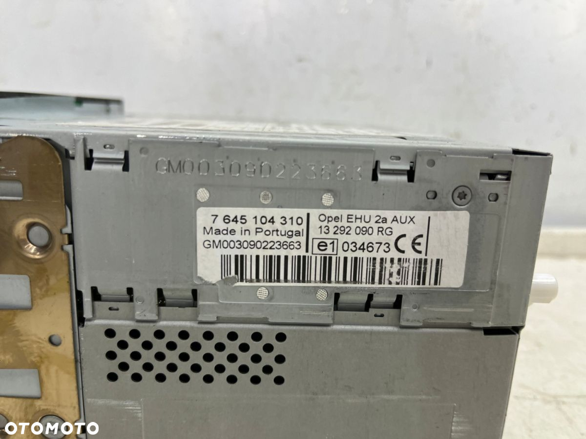 Radio Opel Meriva A Vivaro Vectra C Signum Corsa tuner CD 30 Blaupunkt fabryczny czytnik płyt - 4