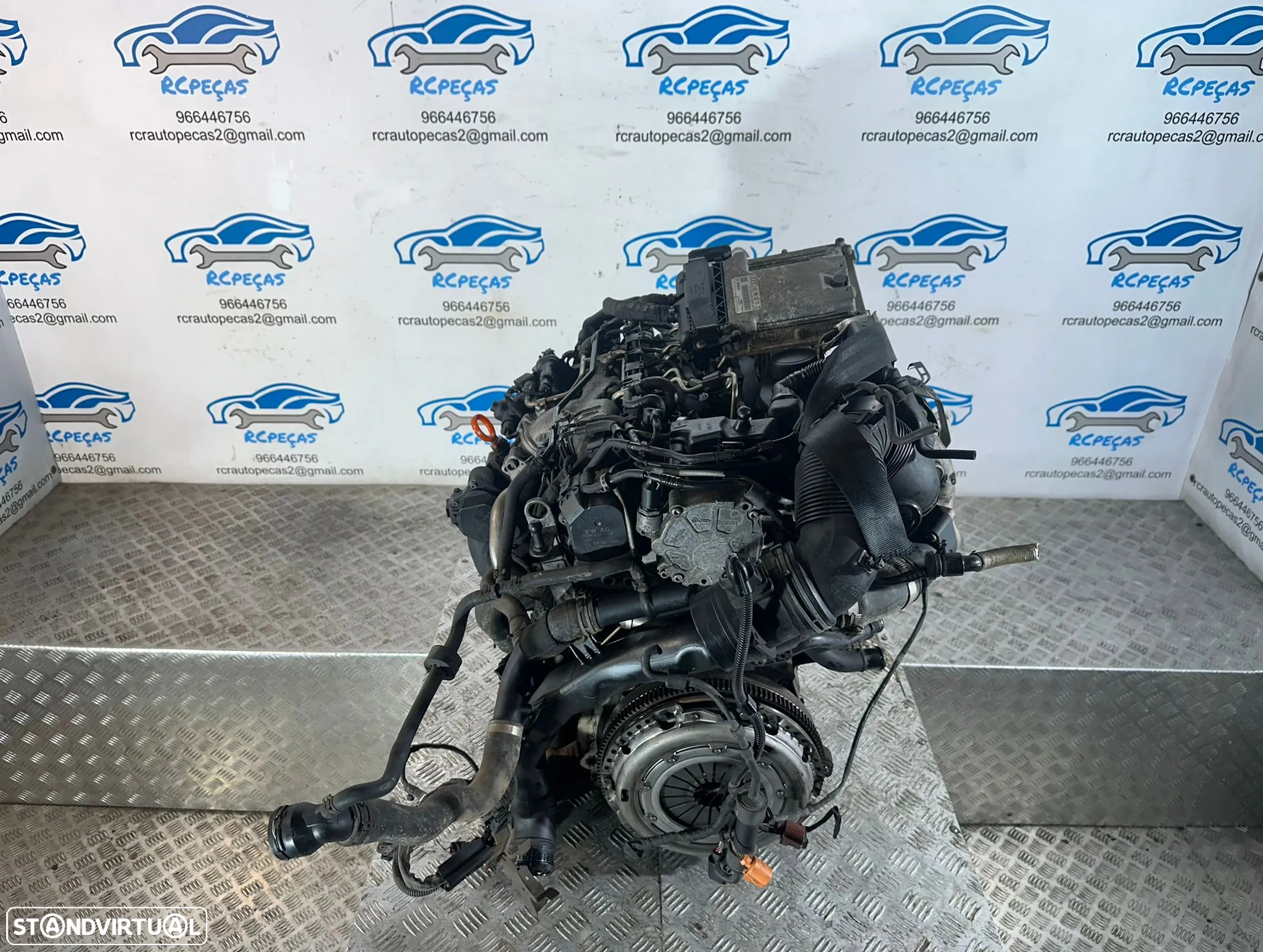 .Motor Completo VW Volkswagen Audi CBD 2.0TDi 16v 143cv Bosch 2007 - 2015 - 7