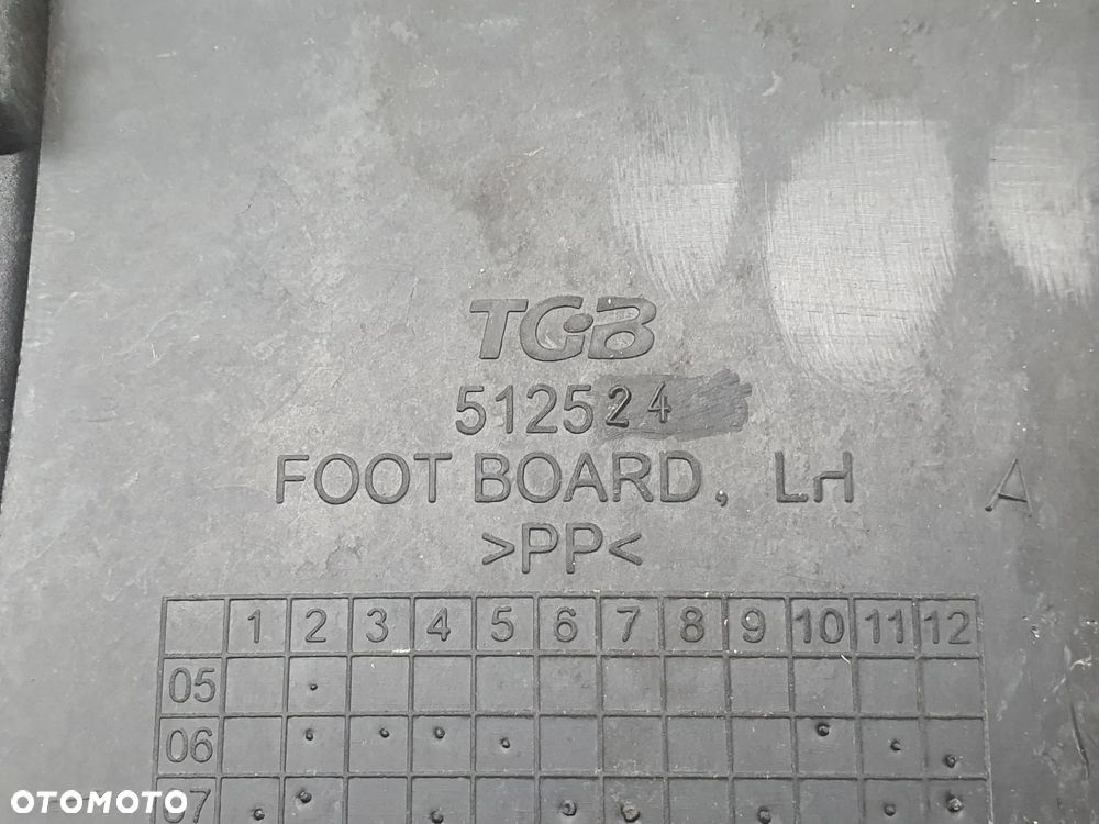 STOPIEN LEWY PODLOGA PODEST  TGB BLADE 250 - 10