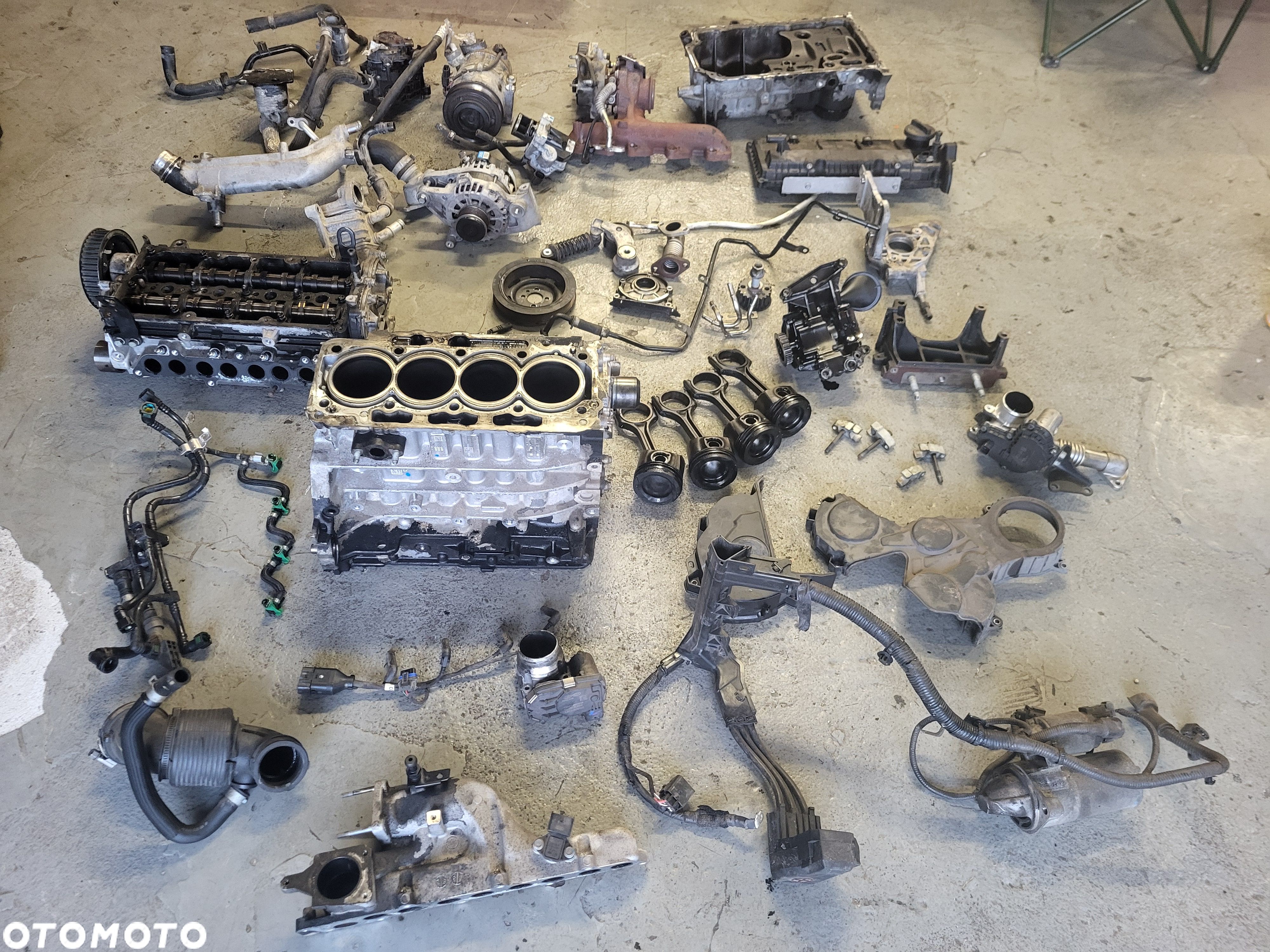 silnik na części hyundai kia 1.6 crdi d4fe blok glowica miska turbina przepustnica kolektor - 1