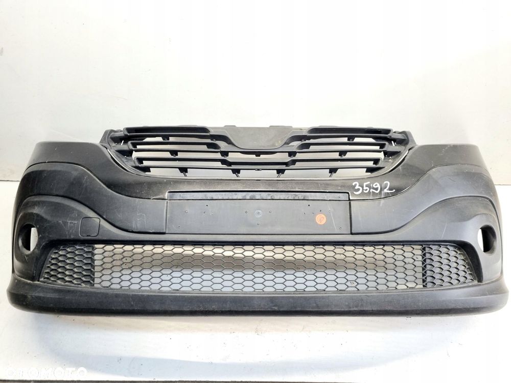renault trafic 3 iii 14- zderzak przód przedni grill - 1