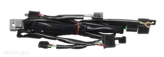 Adaptor faruri Peugeot 206 01.1998-2009, cabluri adaptor de la bec H4 la becuri H7/H7 - 1