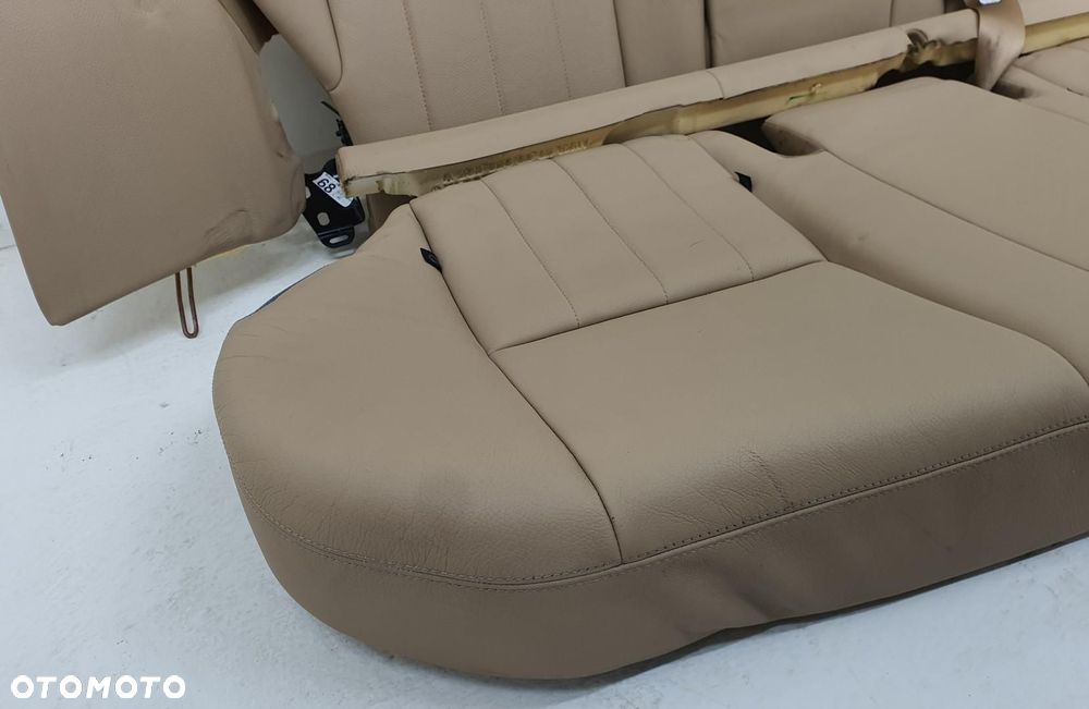 KANAPA TYLNA TYŁ SKÓRA MERCEDES W204 SEDAN - 9