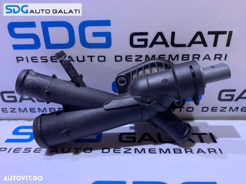 Distribuitor Corp Carcasa Termostat Apa Skoda Superb 2 1.6 TDI CAYC 2008 - 2015 Cod 03L121131AA 03L121132AA [D0340] - 1