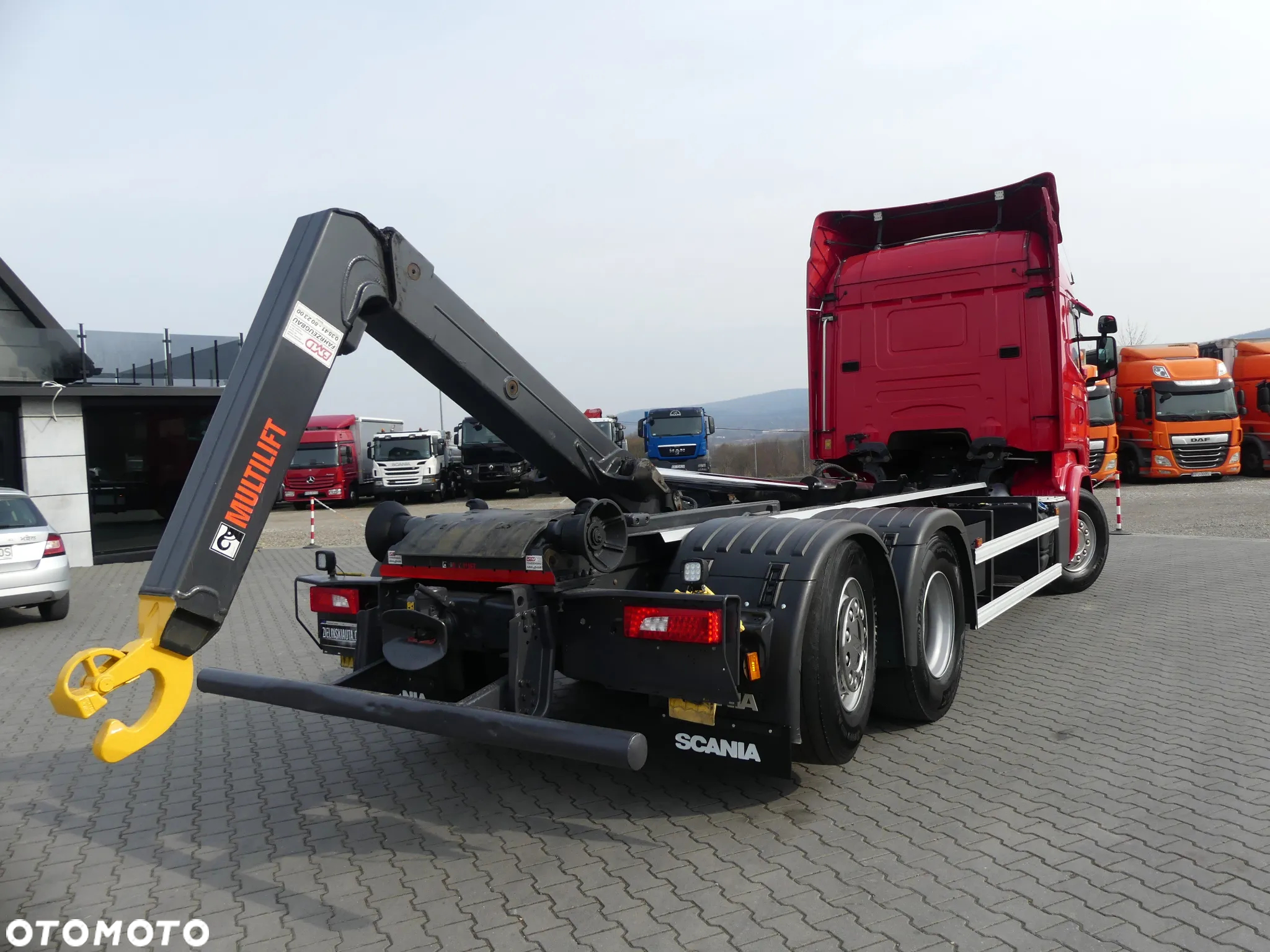 Scania R 490 / 6x2 / HAKOWIEC / HIAB MULTILIFT 18T / RETARDER / - 4