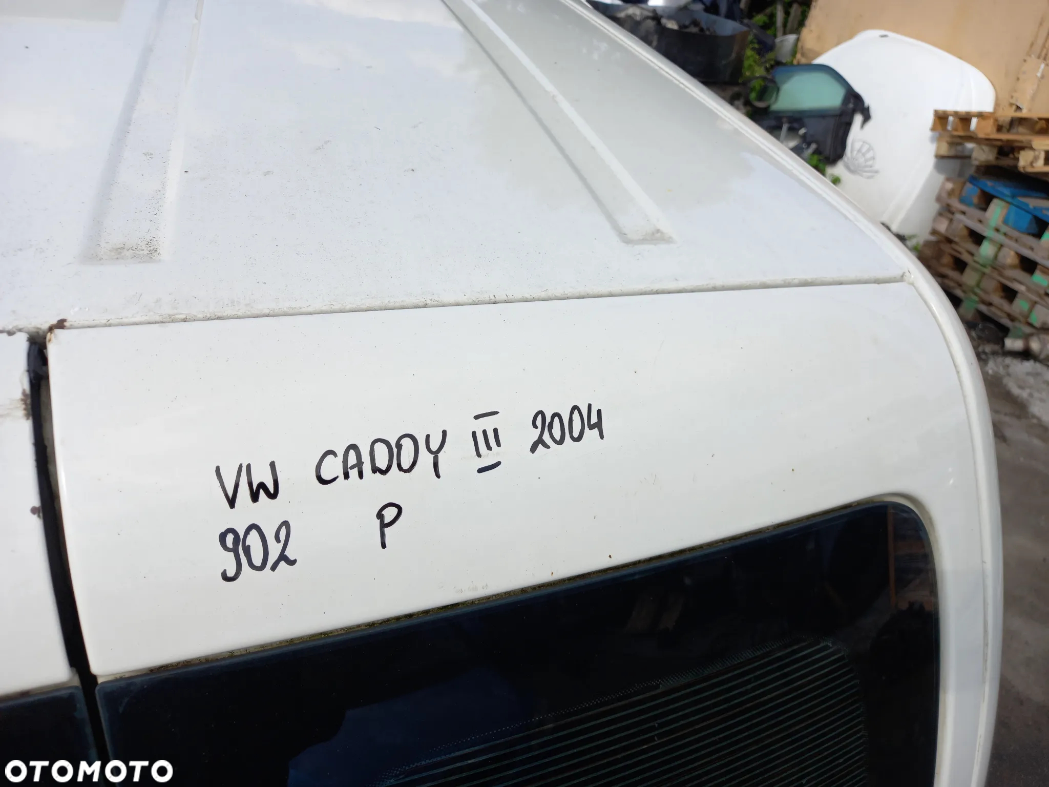 VW CADDY III DRZWI PRAWY TYŁ PRAWE TYLNE Z KLAPY BAGAŻNIKA KLAPA 902 - 6