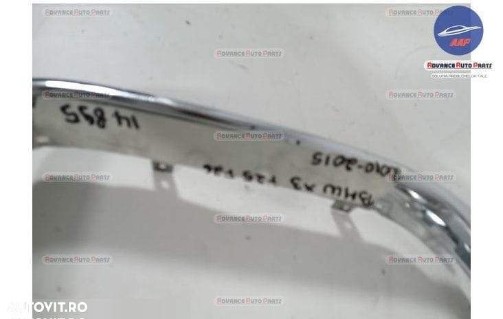 Crom Grila Centrala Stanga original BMW X3 F25 2010 2011 2012 2013 201 - 5