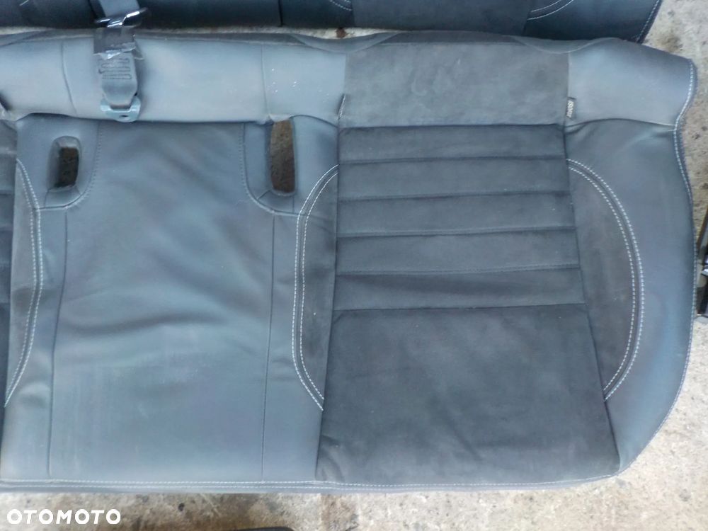 RENAULT LAGUNA III HB  FOTELE KANAPA SKÓRA ALCANTARA BOCZKI - 16