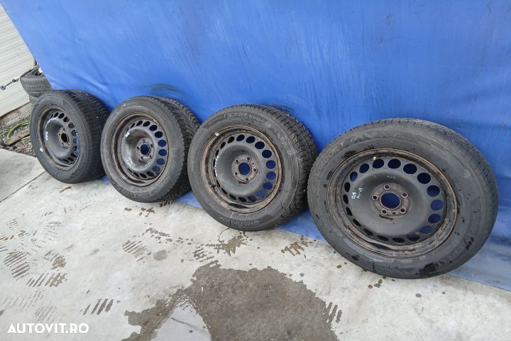 Jante tabla cu anvelope 16 - set 205/60 R16 7JX16H2 8K0601027A 205/60 - 3