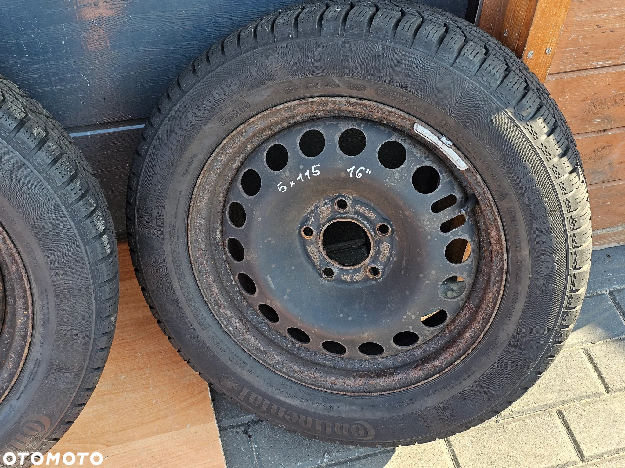 FELGI STALOWE OPONY ZIMOWE KOŁA OPEL ASTRA J K ZAFIRA C R 16 5x115 205/60/16 - 2
