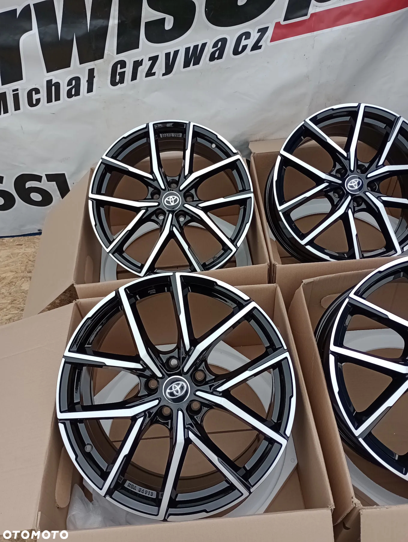 FELGI ALUMINIOWE NOWE 5x114 R19 8J ET40 TOYOTA AURIS AVENSIS BZ4X CAMRY C-HR COROLLA RAV4 VERSO YARIS CROSS - 6