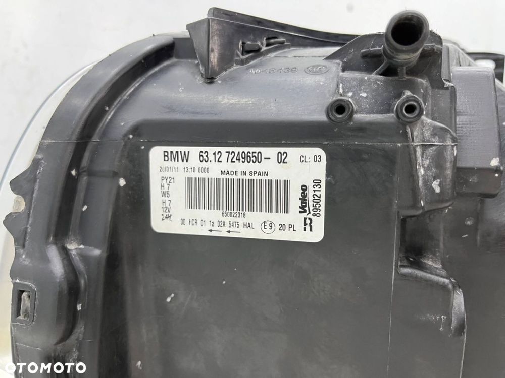 Lampa reflektor BMW 1 E81 W82 E87 E88 LIFT 09-13r. prawa przednia zwykła H7 ORYGINAL prawy przód EU - 15