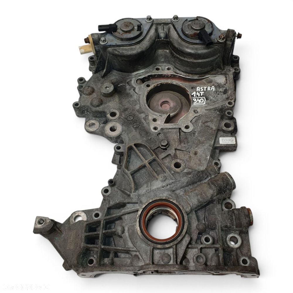 POMPA OLEJU Opel Astra J Meriva B Corsa D 1.4 T 55562788 osłona rozrządu - 3