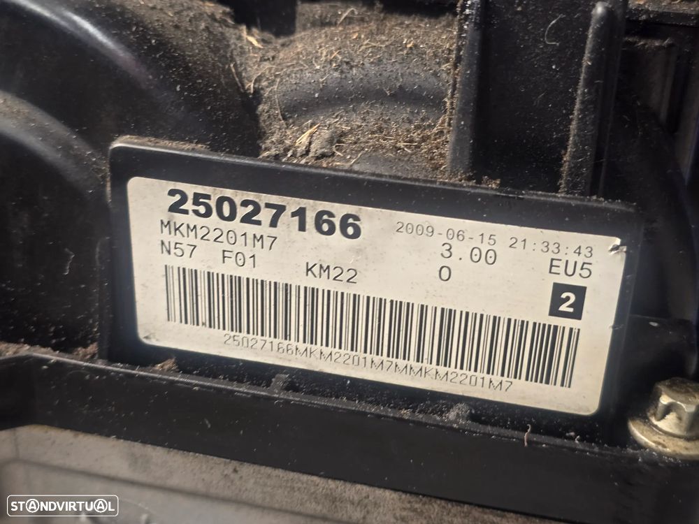 Peças motor componentes BMW série  7 730d N57d30A f01 f02 2008+ - 5