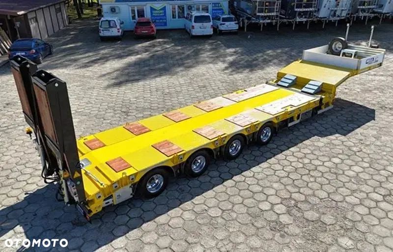 Inny Niska podłoga 4-osie, rozciągana dł. 18,60 m, własne PTO, NAJAZDY HYDRAULICZNE, - 6