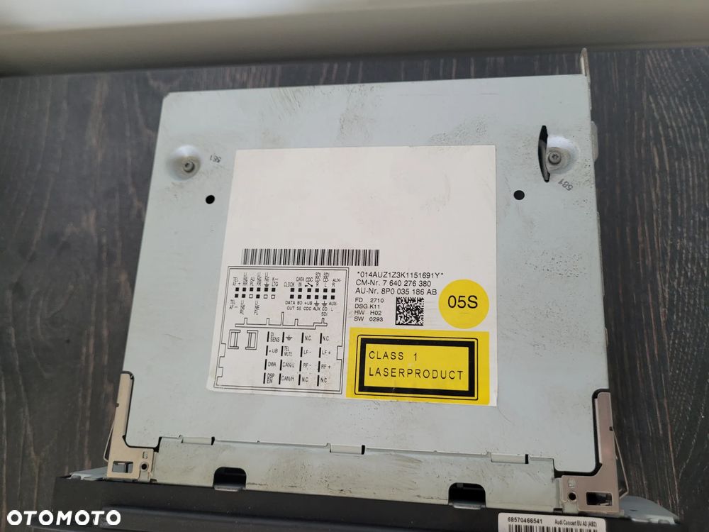 Audi A3 8P Radio CD 8P0035186AB - 4