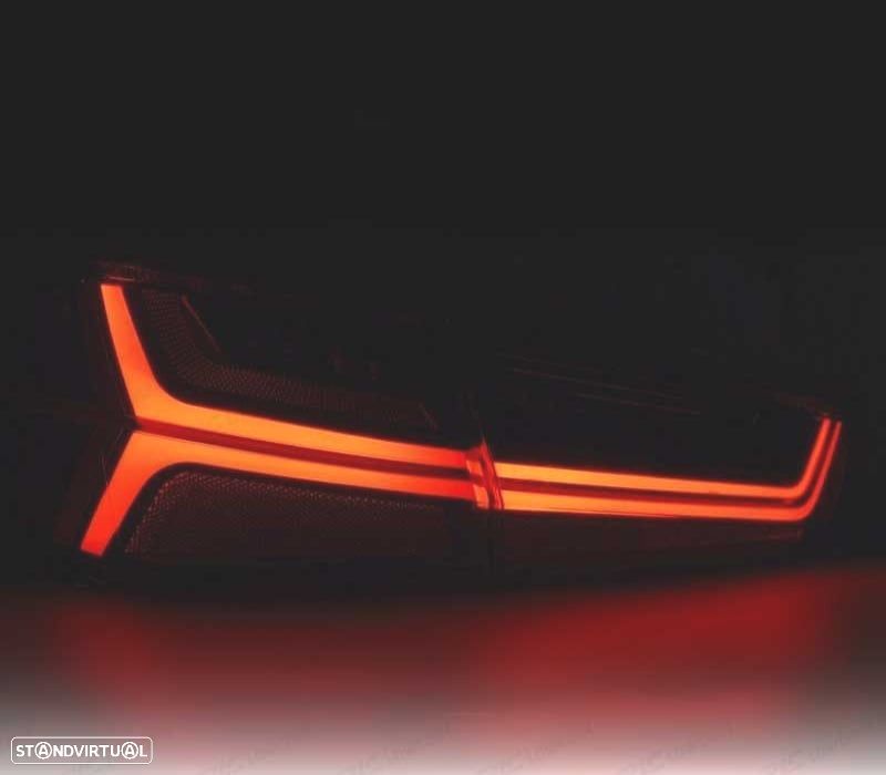 FAROLINS TRASEIROS LED AUDI A6 C7 11-14 VERMELHO - 4