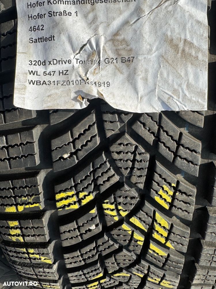 Vând jante originale BMW G20-21 pe 17” cu anvelope de iarnă ca noi - 16