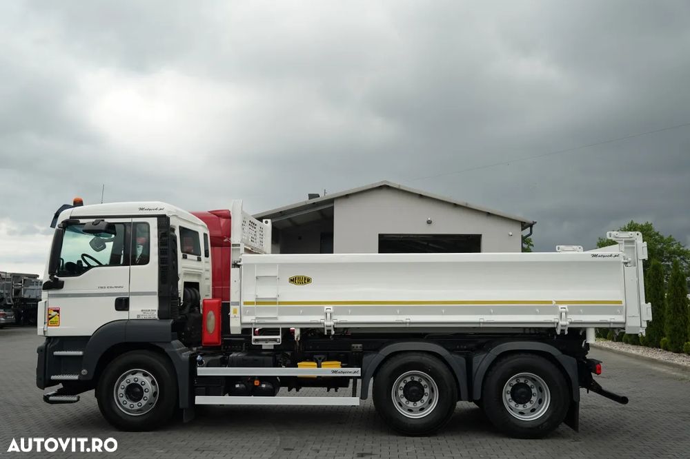 MAN TGS 26.400 / 6X4 / BASCULATOR DUBLĂ / HYDRODOLTA / AUTOMAT / EURO 6 - 12