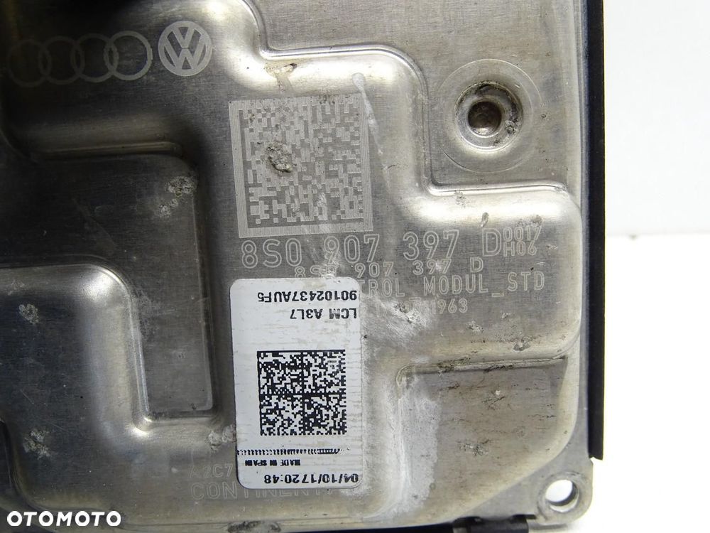 MODUŁ STEROWNIK PRZETWORNICA LAMPY LED 8S0907397D AUDI A3 8V LIFT - 4
