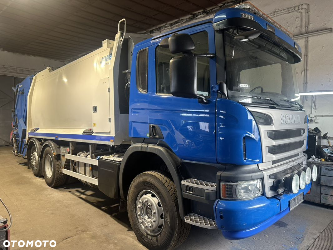 Scania P370 6X2 EURO6 Smieciarka JOAB dwukomorowa - 21