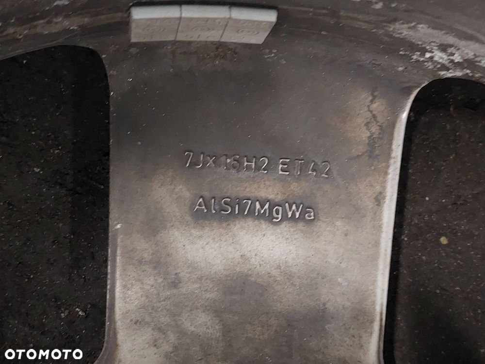 FELGI ALUMINIOWE 4 SZT 5x112 7Jx16 ET42 FI57,1 AUDI A4 B6 - 8