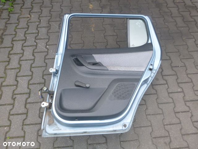 DRZWI PRAWY TYŁ PRAWE TYLNE SKODA FABIA II HB KOMPLETNE KOLOR 9154 07- - 20
