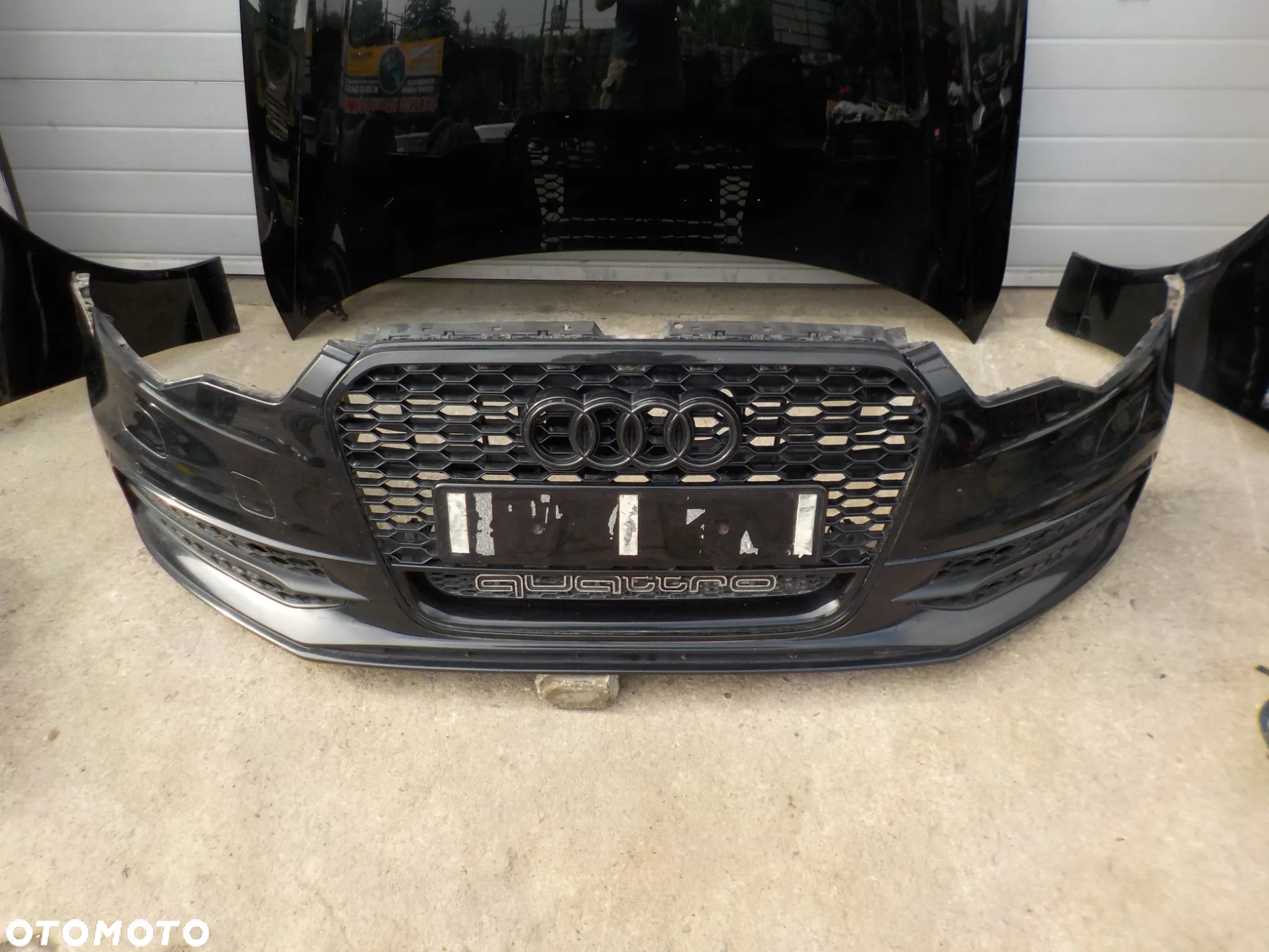 AUDI A6 C7 3.0 TDI S-LINE PRZÓD MASKA ZDERZAK BŁOTNIKI PAS PRZEDNI Z CHŁODNICAMI LAMPY XENON LY9B - 14