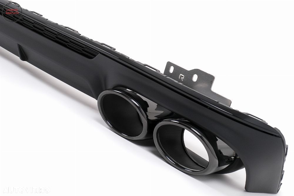 Difuzor Bara Spate si Ornamente Evacuare Audi A6 C8 4K Avant Sedan (2018-2022) S6 - livrare gratuita - 5