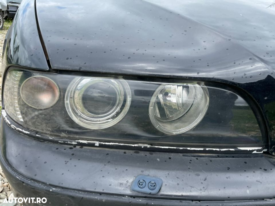 piese bmw e39 Facelift 520d 2002 telefon interior panouri mahon trimuri motor cutie volanta ambreaj radiator jante roti R 16 17 5x120 alutec  capota bara aripa far usa ceasuri bord - 28