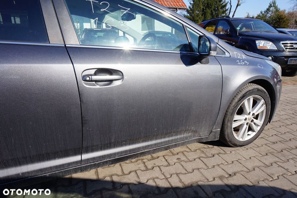 DRZWI PRZEDNIE PRAWE AVENSIS III T27 PH1 KOMBI 1G3  SZARY TOYOTA 2009-2011 - 2