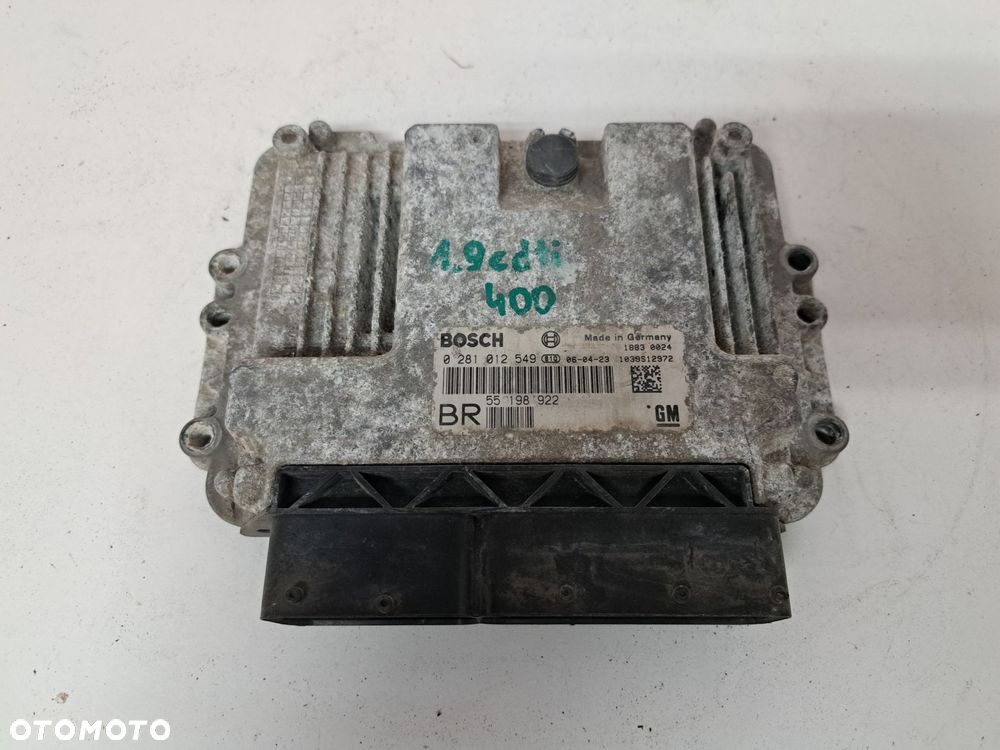 OPEL 1.9 CDTI KOMPUTER  STEROWNIK  SILNIKA 0 281 012 549 - 1