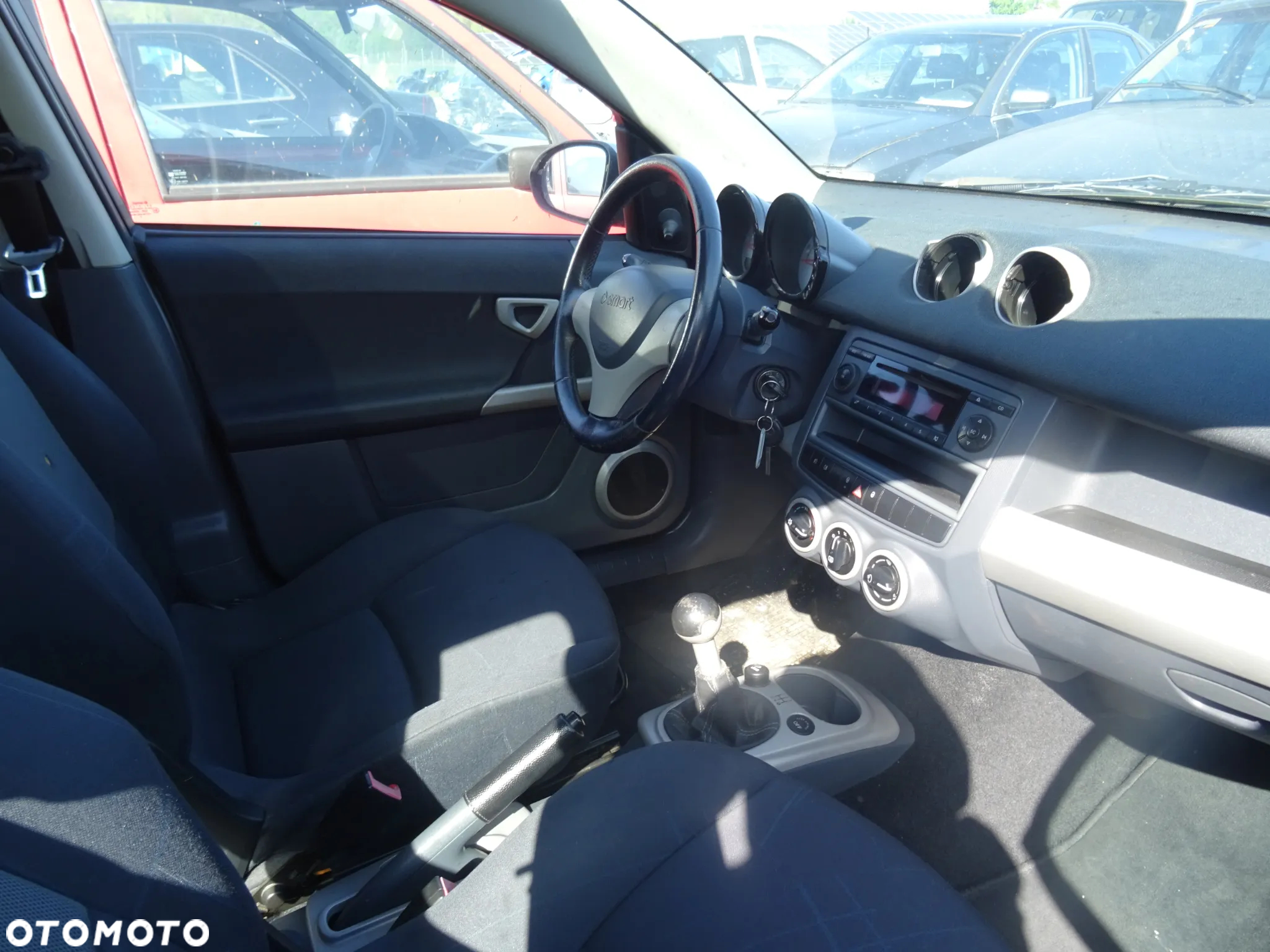 Smart Forfour 2004 lakier(EB4) na części drzwi klapa maska zderzak - 5