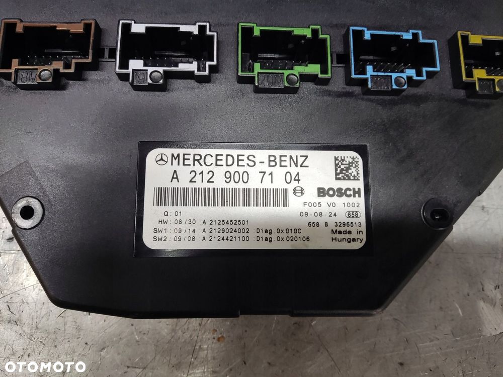 MERCEDES W212 W204 LIFT MODUŁ STEROWNIK SAM BSI A2129007104 - 4