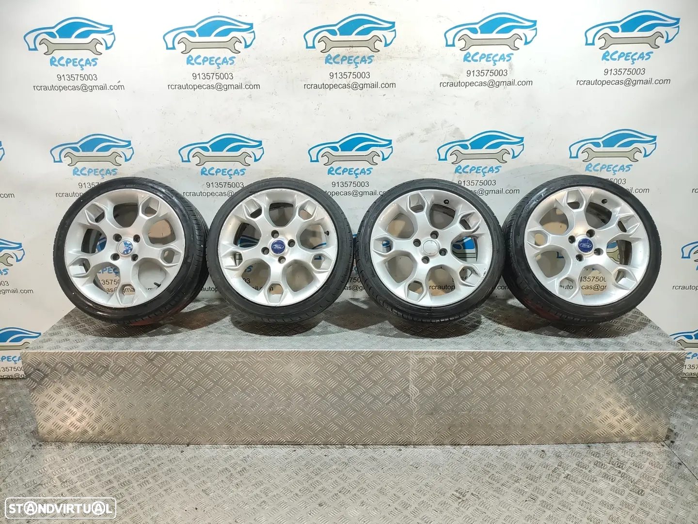 Jantes 17" Ford - Fiesta Mk 7 VII  - ORIGINAIS - 7J | ET47,5 | 4x108 - 17 Polegadas | 8AGJ-DC SPS 8AGJ-KB PB 8AGJ-FB FW | Pneus | 205 40 17 | Jante | - 14