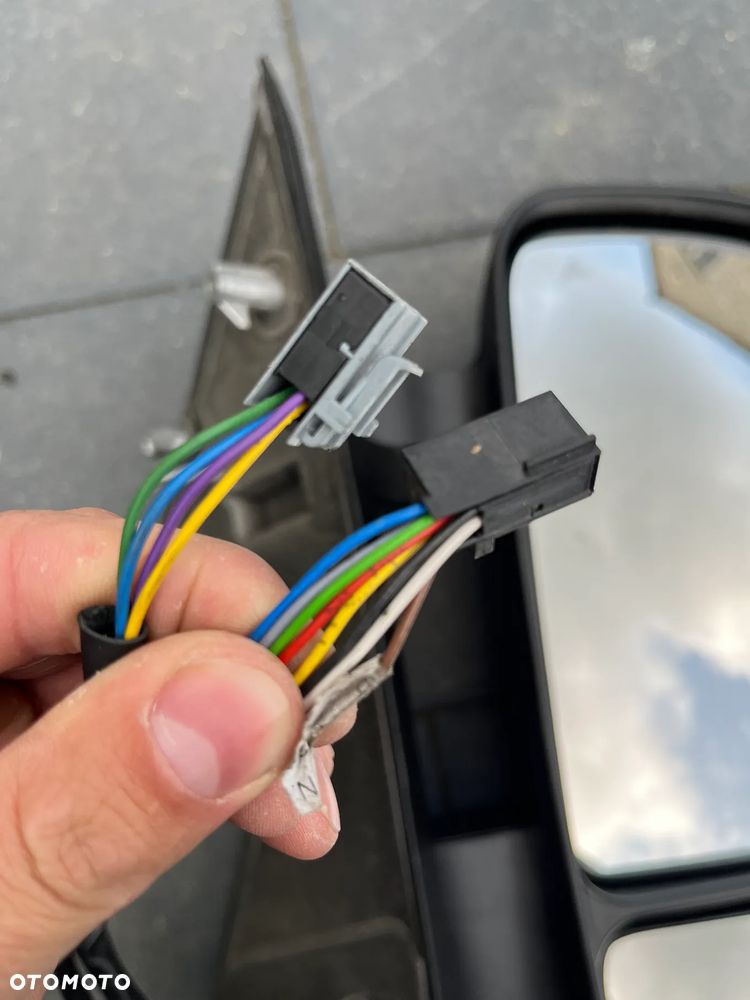 Lusterko prawe Ducato Boxer martwe pole ASYSTENT 7357068840 7357068860 SKŁADANE ELEKTRYCZNIE 8+4 PIN - 7