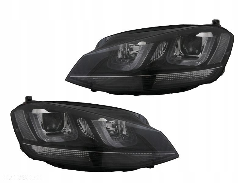 Reflektor Lampa kp Xenon-look h7 soczewka GTI Tuning VW Golf VII 7 5g 2012- - 1