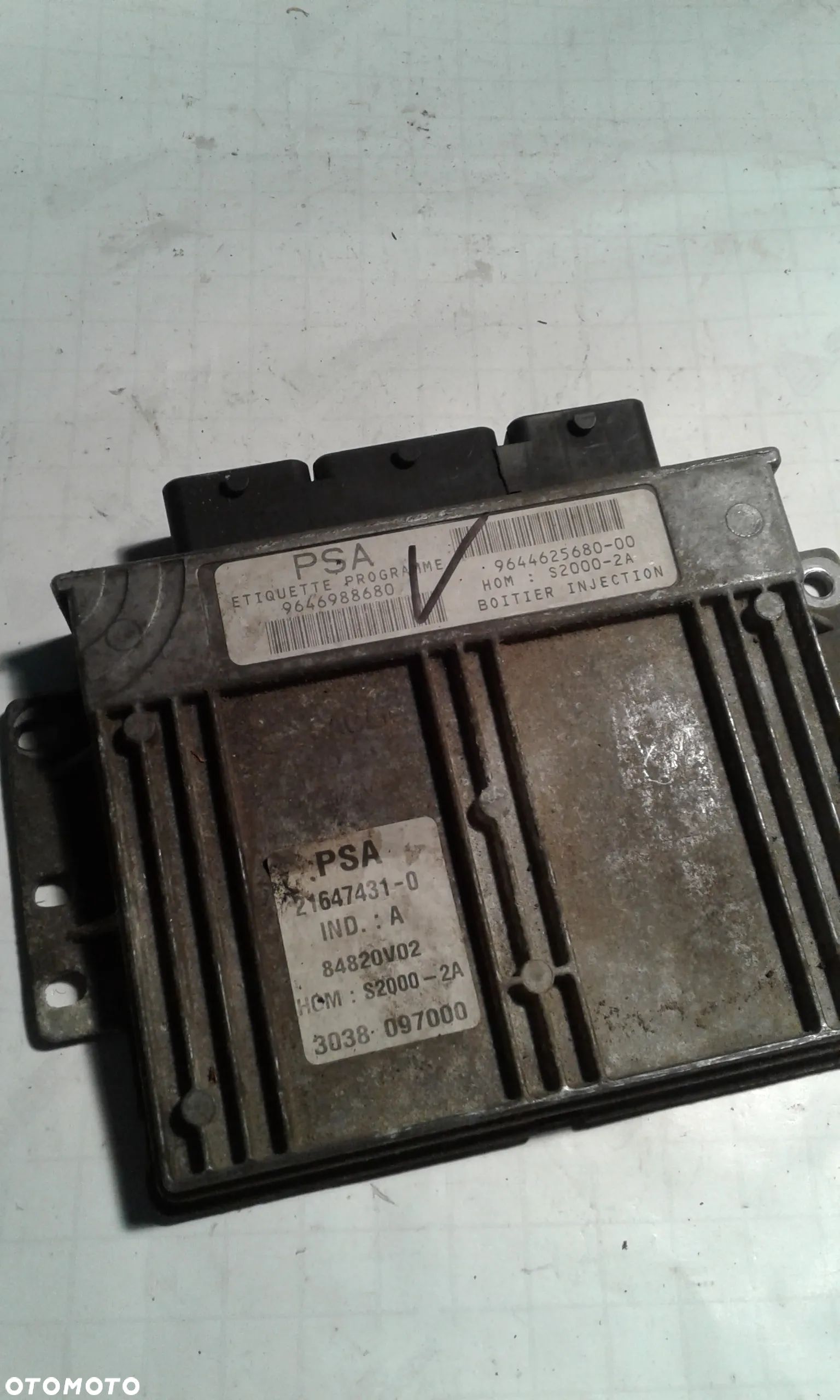 KOMPUTER SILNIKA STEROWNIK PEUGEOT 206 9646988680 - 1