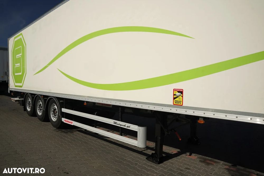 Fruehauf ONTAINER / DHOLLANDIA LIFT / 2x AXE RIDICATIVE / PODEA RESISTENTĂ / SAF / OBLOANĂ RULANTĂ - 9