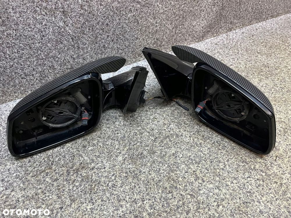 Lusterko prawe lewe nakladka CARBON 3 PIN KOMPLET BMW F11 F10 SKLADANE - 7