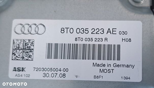 audi a4 b8 a5 8t wzmacniacz radia 8t0035223ae - 3