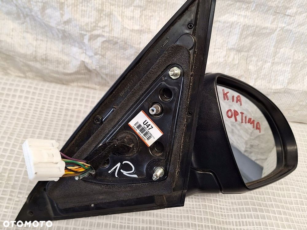 lusterko prawe kia optima IV 4 2015- 12 pin 87620-d4510 jf europa demontaz - 3